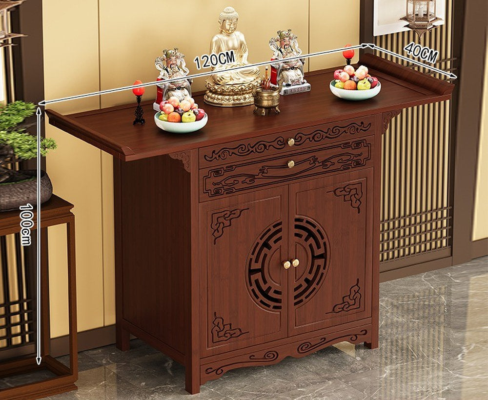 New Chinese Buddhist Shrine Vertical Cabinet Household Offering Table Simple Offering Table Shrine Shrine Cabinet