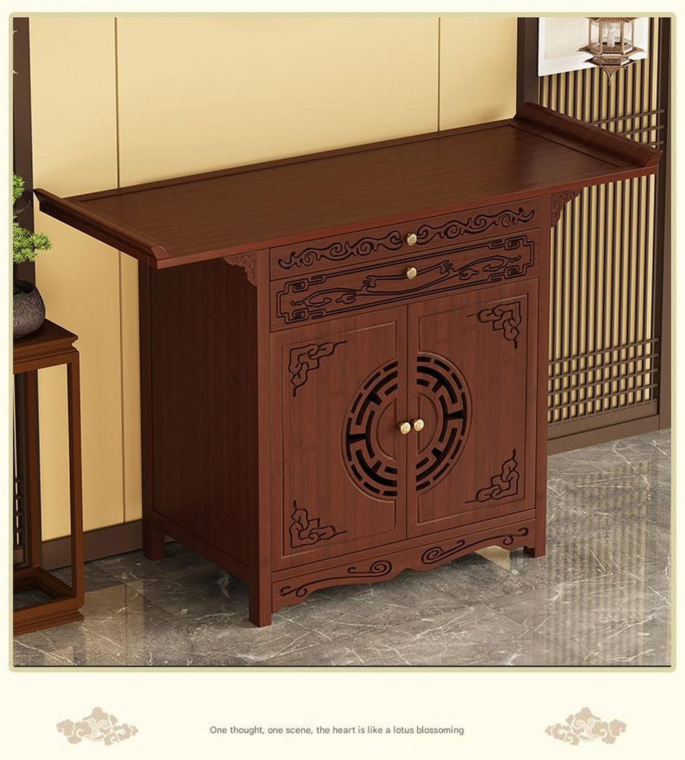 New Chinese Buddhist Shrine Vertical Cabinet Household Offering Table Simple Offering Table Shrine Shrine Cabinet