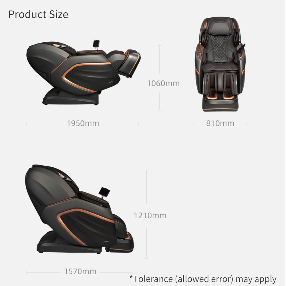 Joypal EC8606P 4D 135cm SL-track Premier First Class Massage Chair Multifunctional Luxury Home Full Body Voice Control