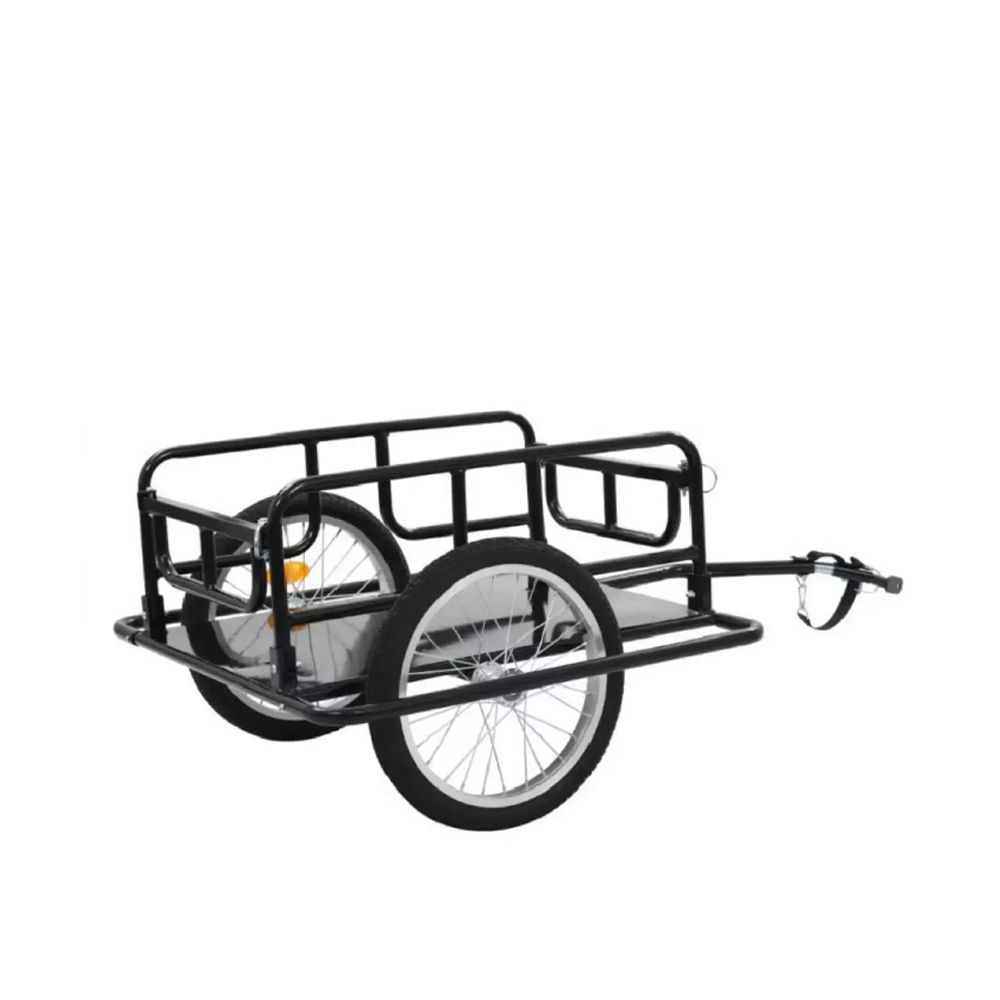 Sports studio Foldable Bike Cargo Towing Cart, 50kg Max Load