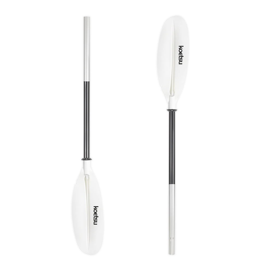 Sports studio Kayak paddle with high-strength aluminum alloy shaft and blade, material is aluminum alloy + nylon