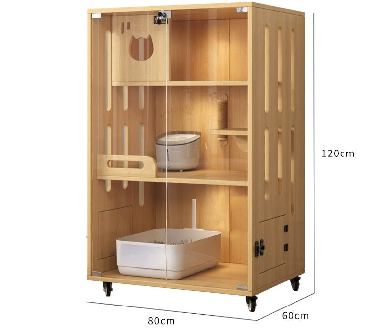 Homelements Large Space Stable Luxury Cat Furniture Cat Villa Multifunctional