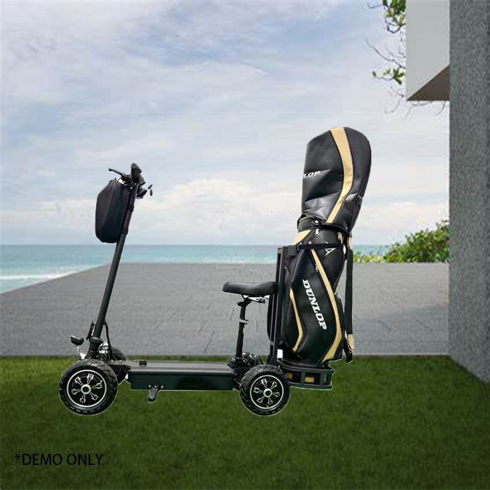 Sport Studio  Zebra09 Matching Golf Rack Outdoor  Multifunction Country Crossing E-scooter  Electric Vehicle Golf Cart with 4 Wheels -Zebra09 GOLF-48V-1000W*2-48V-20AH-lithium Battery