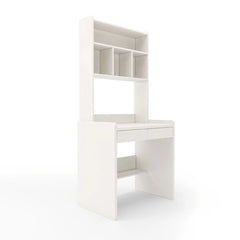 Linsay Sprout Kids Desk with Storage Shelf, White