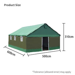 Homelements 12 Person Outdoor Rainproof Canvas Large Tent