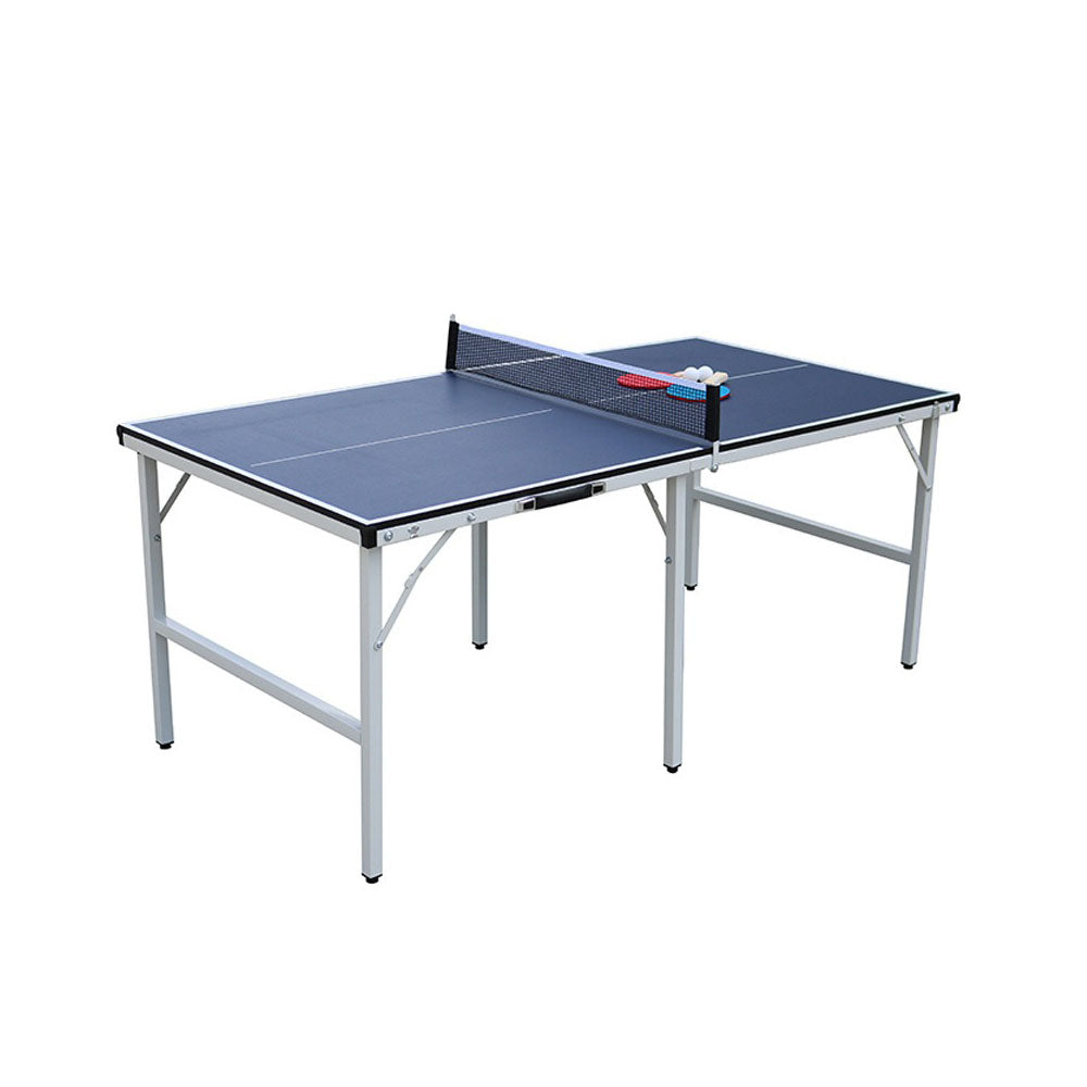 Sports Studio Indoor Home Folding Ping Pong Table, Portable Ping Pong Table with Balls, Rackets and Net