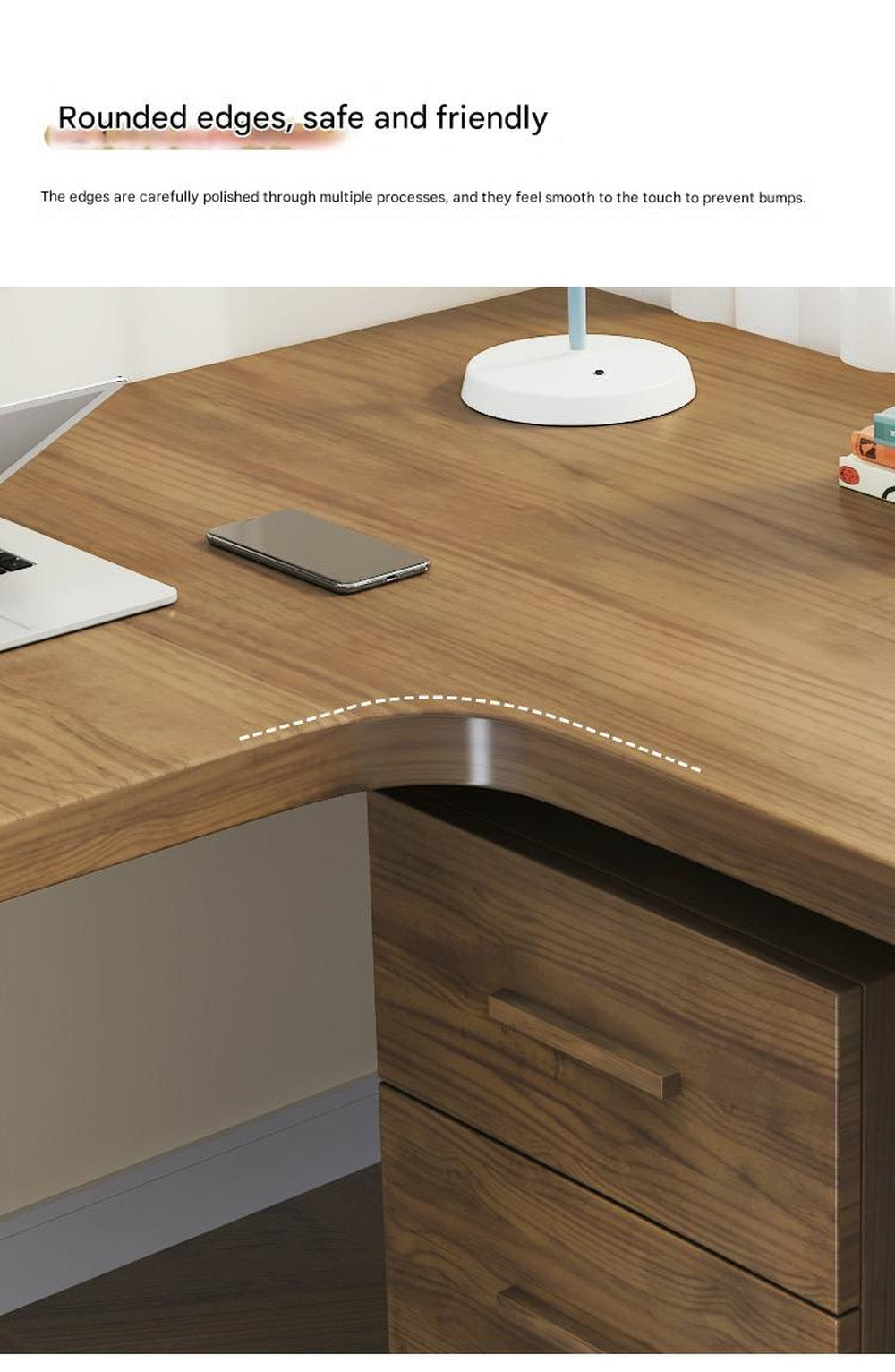 All Solid Wood Computer Desktop Table Corner Desk Writing Desk Bedroom Workbench Study Table