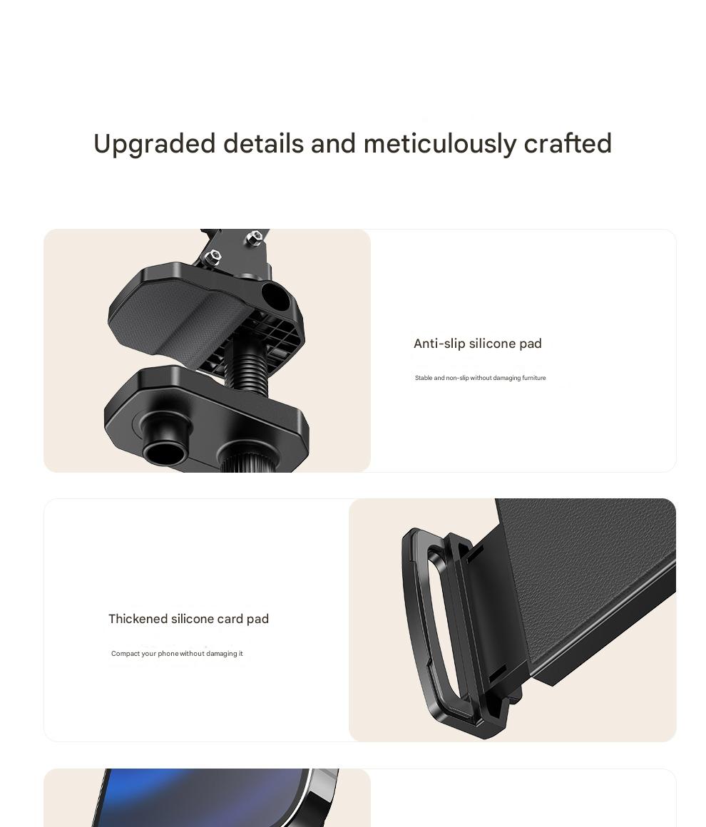 Mobile Phone Lazy Tablet Bracket Bedside Bed for Ipad Support Frame Desktop Cantilever Mobile Phone Holder Dormitory Computer Lying Down Watching Live Drama Artifact Multi-function Switch Universal Clip