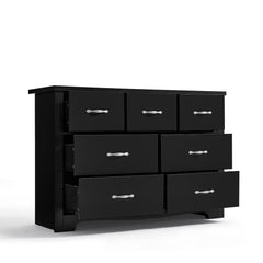 Linsay Chest of 7-drawer Cabinet Black