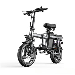 Sports Studio City Aluminum Alloy Electric Folding Bicycle Bike 48V 400W Electric Bicycle 14 Inch Scooter Portable City Electric Bike 25 Km/H F12