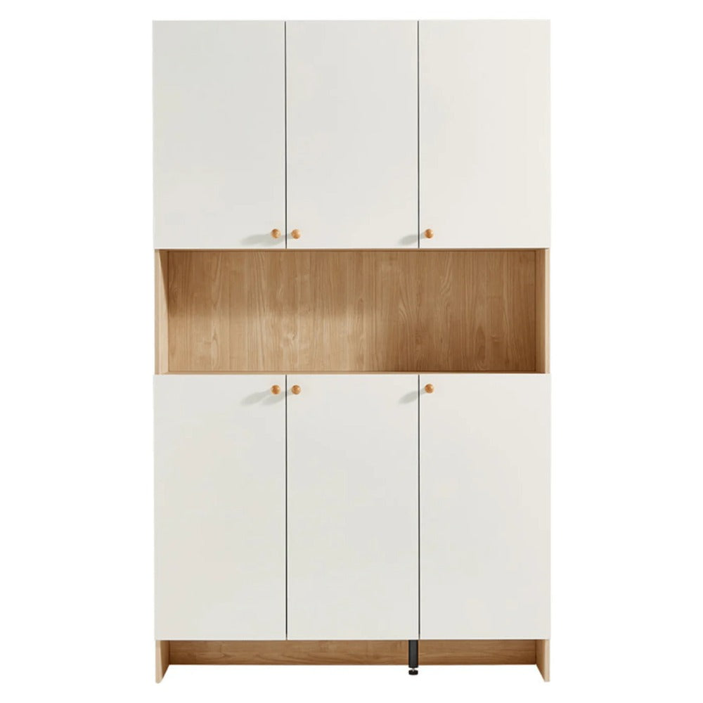 Linsay Miro Shoe Cabinet, 1.2M, Natural & White