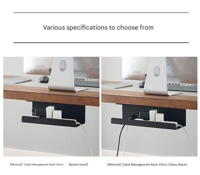 No Punching Under The Table, Cable Manager, Desktop Wiring Artifact, Power Cord Rack Slot, Line Finishing Box, Wire Socket Storage