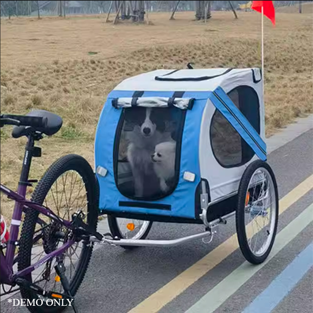 Sports studio bike trailers durable frames pet bike trailers small and medium dog bike trailers outdoor cycling travel trailers