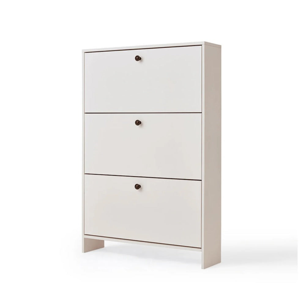 Linsay Miro Drawer Shoe Cabinet, White