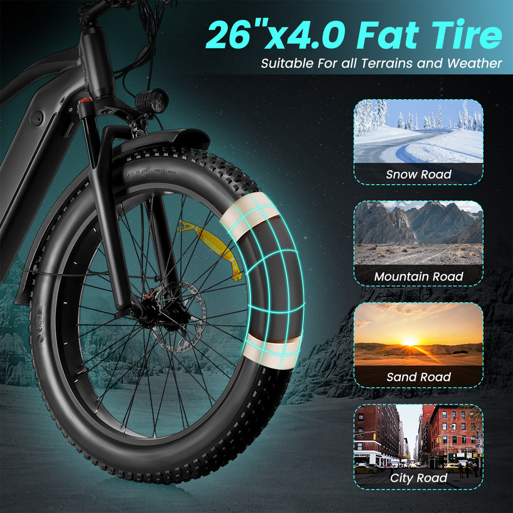 Sports studio  Snow bike 26 inch electric bike electric bike battery-X26B