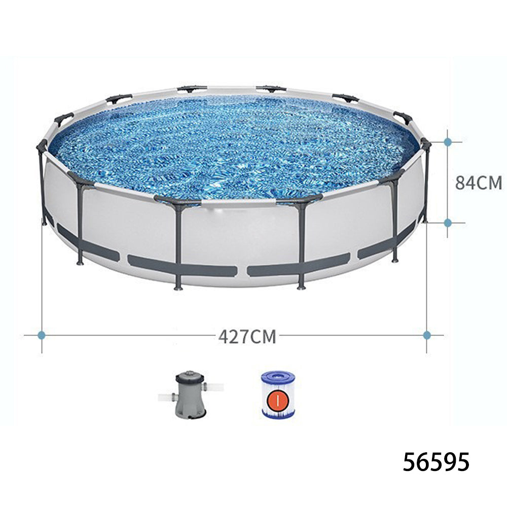 Sports studio  Thickened clip mesh round outdoor large stand family swimming pool