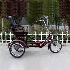 Sports Studio 16 Inch 3 Wheel Bicycle Adult Tricycle with Basket Wider Seat