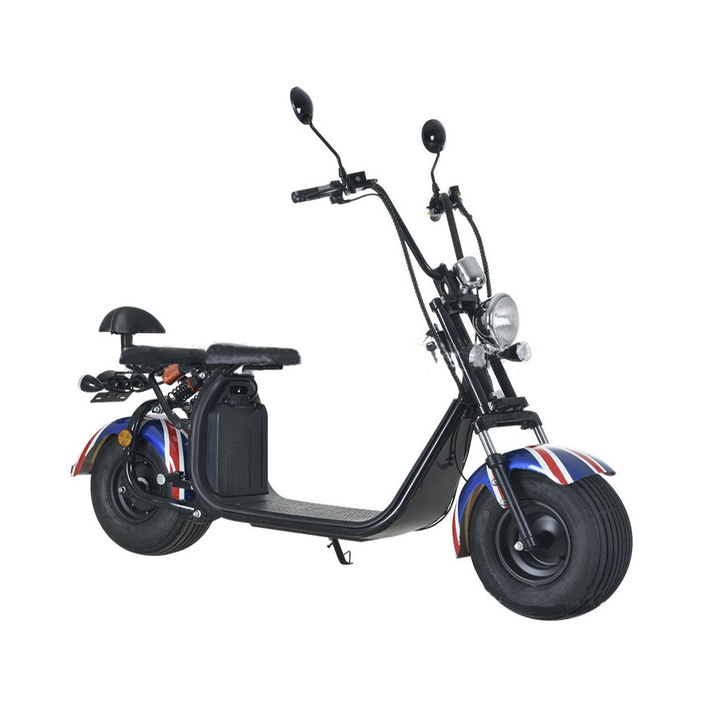 Sports Studio Harley Electric Two Wheel Scooter 1000W 60V 12A Lithium Battery CO7A