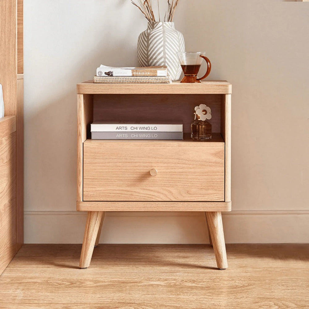 Linsay Aspire Bedside Table, Natural