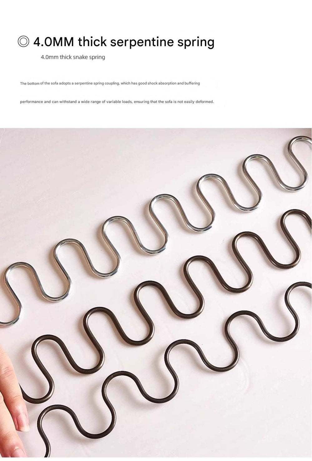 Medieval Black Straight Leather Sofa