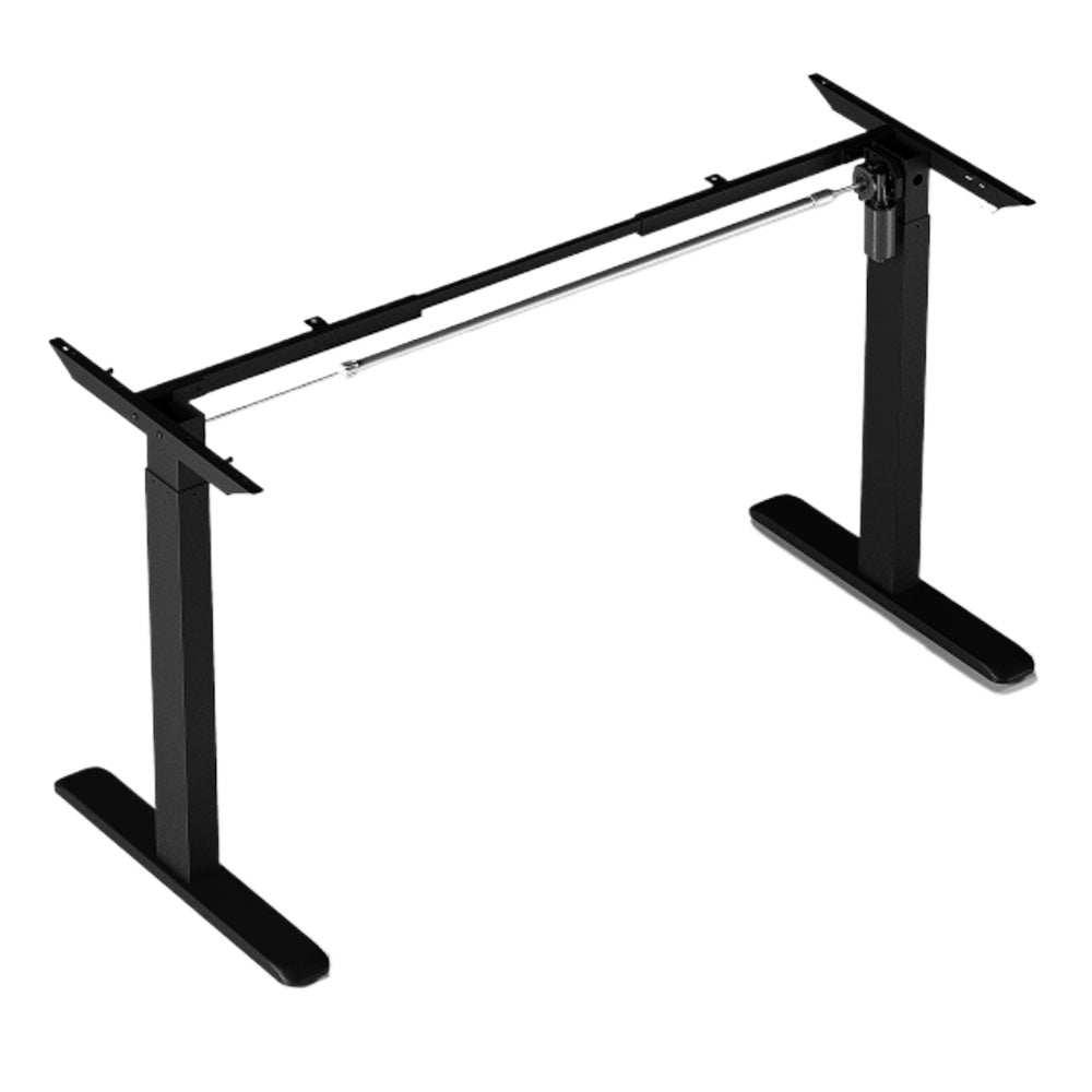 Homelements T524 140*70cm Single Motor Electric Motorised Standing Desk Height Adjust Table  Upward Mounting