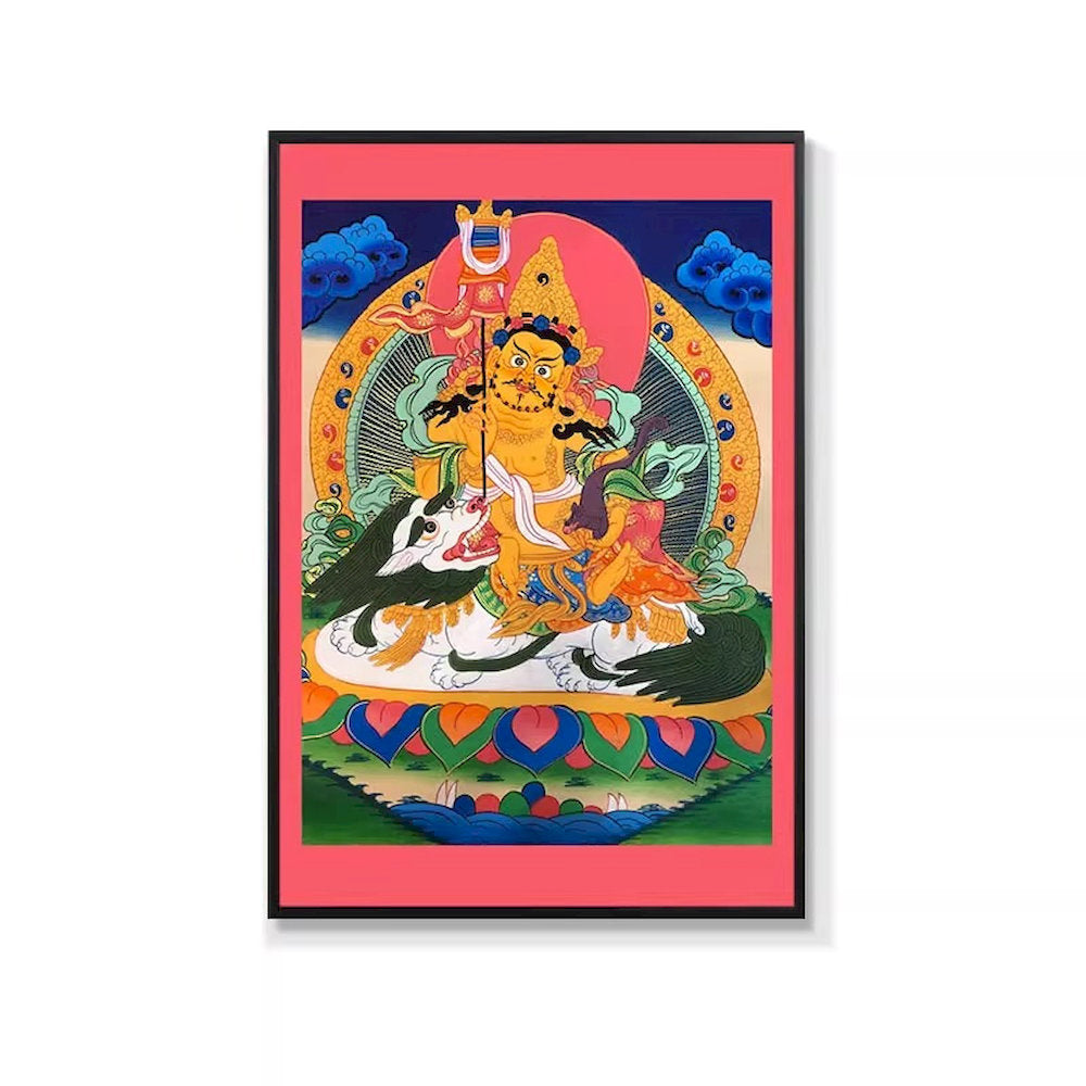 Hindu God Painting Nepal Entrance Decorative Painting South East Asia Totem Hotel Mural