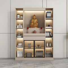 Modern Chinese Altar Cabinet | Luxury Buddha Shrine for Home