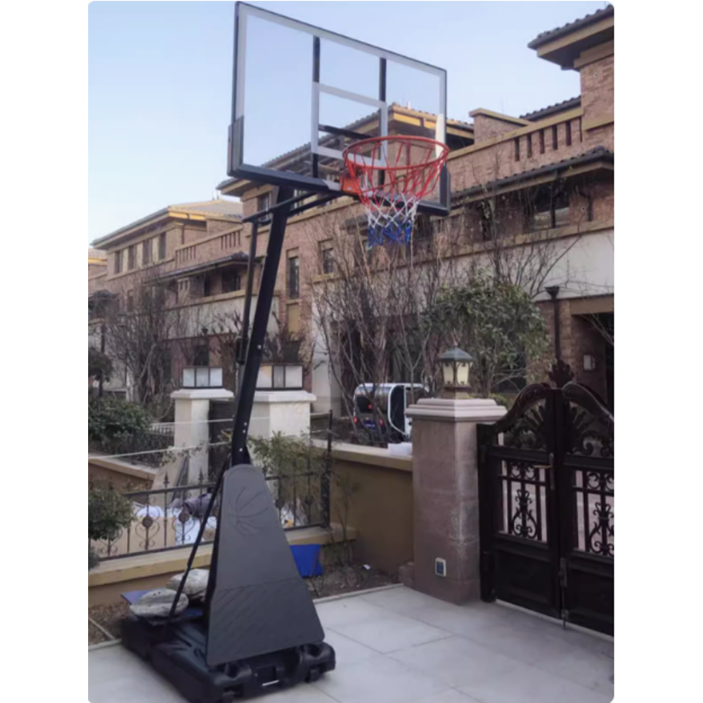 Sports Studio 2.4m to 3.05m Outdoor Home Adjustable Height Removable Portable Basketball Stand SBA305-024