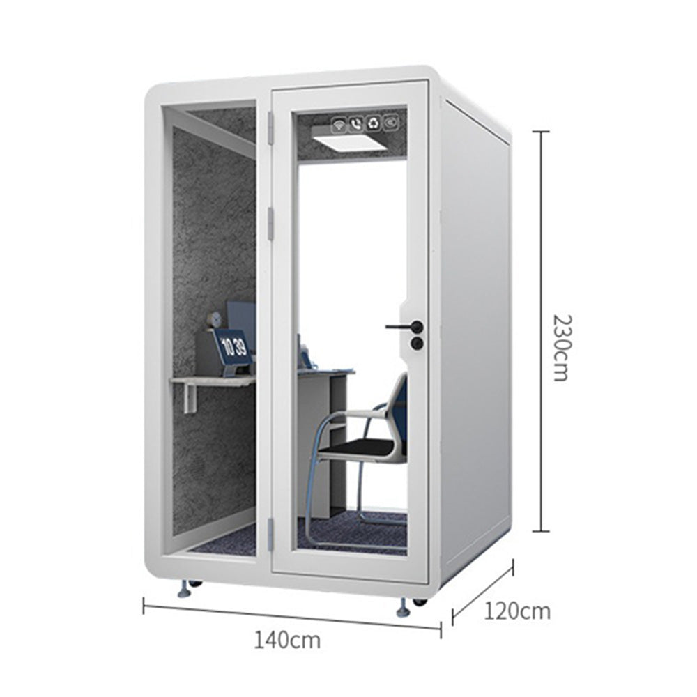 Homelements BJK-141223 Soundproof Booth Negotiation Room Mobile Silent Room Dedicated Soundproof Live Broadcast Cabin Simple Style Office Lounge Soundproof Office Pod Soundproof Phone Acoustic Booths