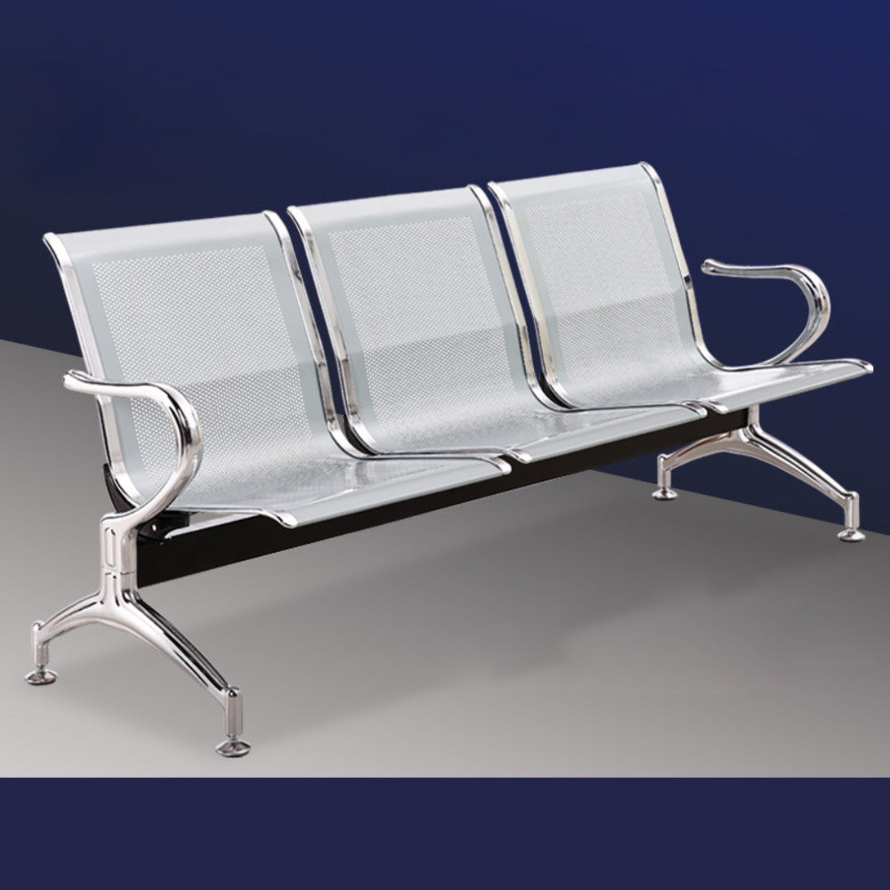 Homelements  Three-seater Row Chair/airport Chair/stainless Steel/hospital Waiting Chair/public Row Rest Chair