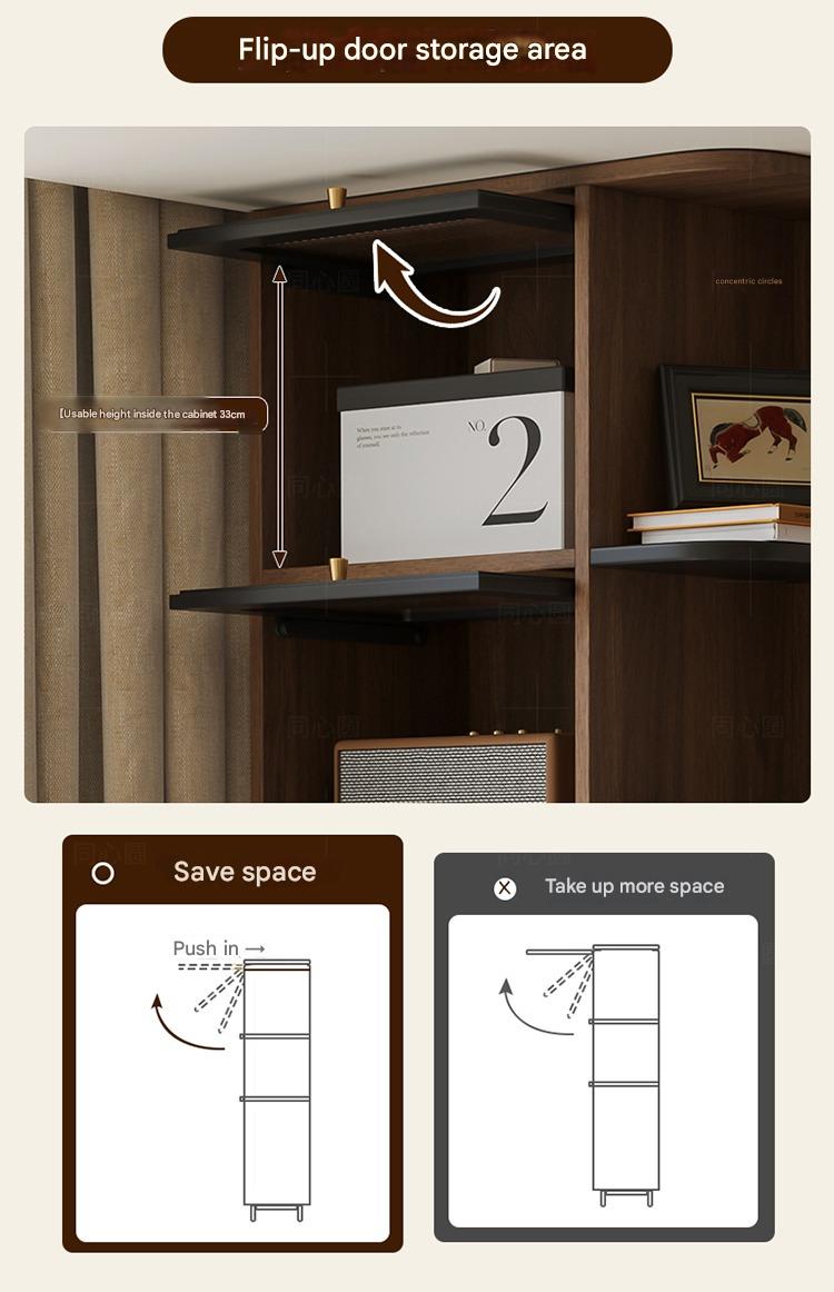 Bay Window Storage Cabinet with Drawers – Multi-Purpose Bedroom, Balcony & Living Room Organizer