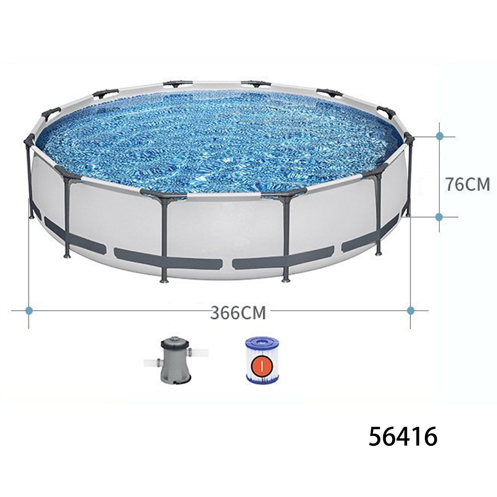 Sports studio  Thickened clip mesh round outdoor large stand family swimming pool