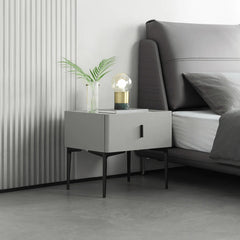 Linsay Mirage Bedside Table, Grey