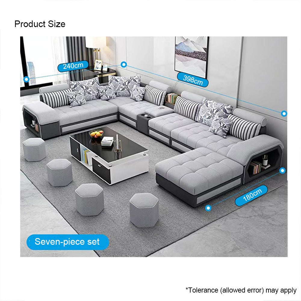 Homelements Modular Sofa 7-piece Set 