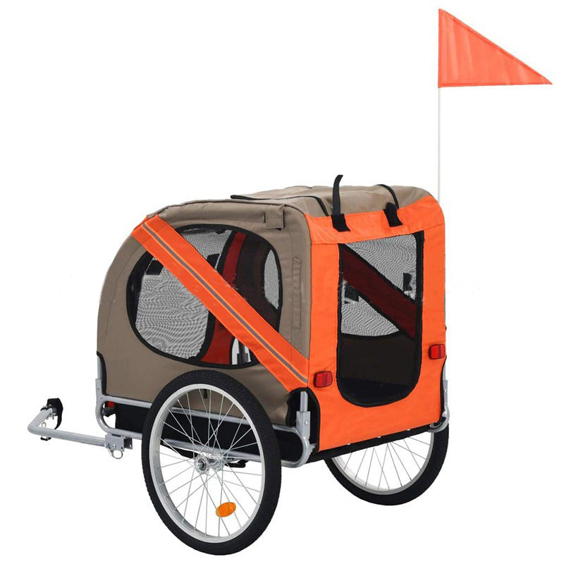 Sports studio bike trailers durable frames pet bike trailers small and medium dog bike trailers outdoor cycling travel trailers