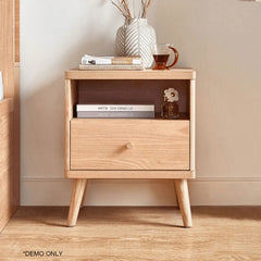 Linsay Aspire Bedside Table, Natural