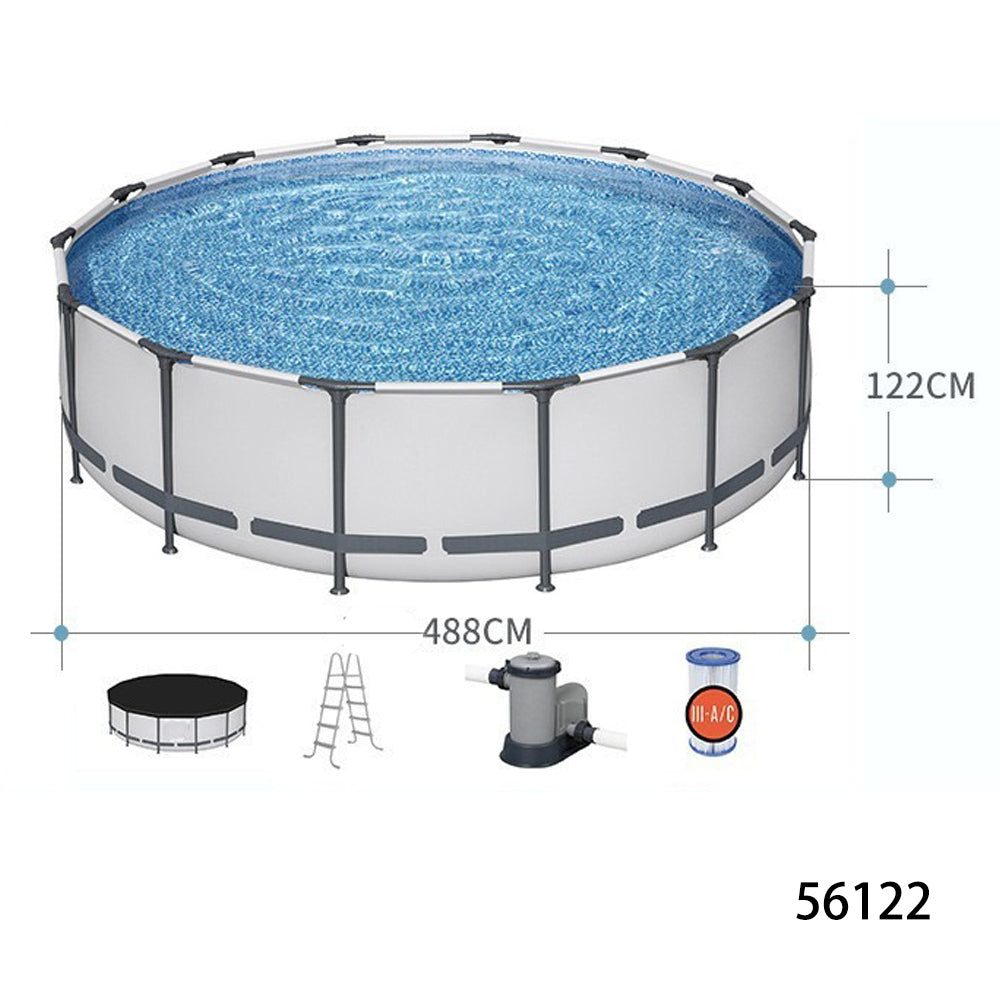 Sports studio  Thickened clip mesh round outdoor large stand family swimming pool