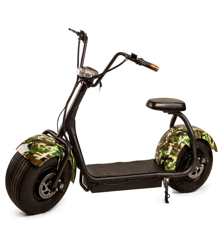 Sports Studio Harley Electric Scooter 1000W 60V 12A Lithium Battery C01