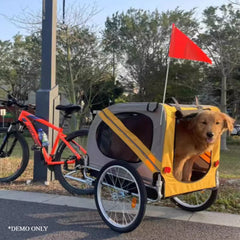 Sports studio bike trailers durable frames pet bike trailers small and medium dog bike trailers outdoor cycling travel trailers