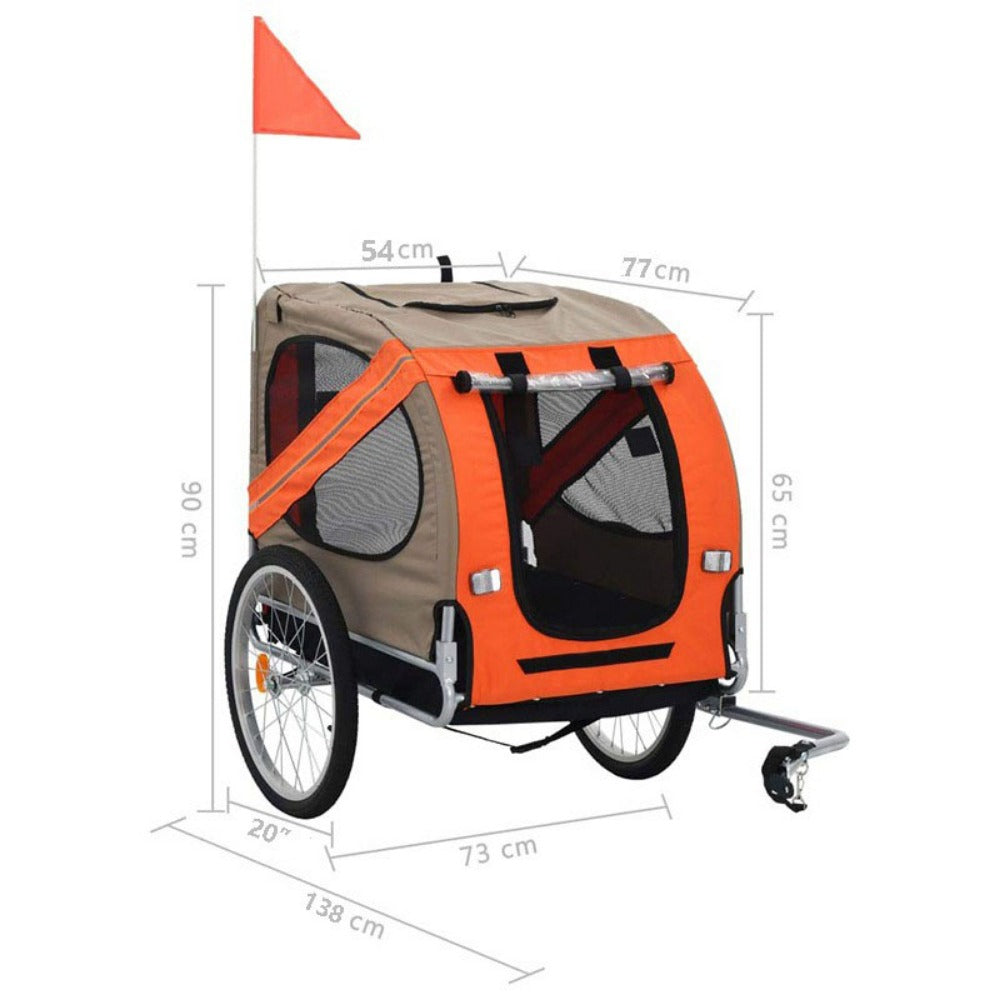 Sports studio bike trailers durable frames pet bike trailers small and medium dog bike trailers outdoor cycling travel trailers