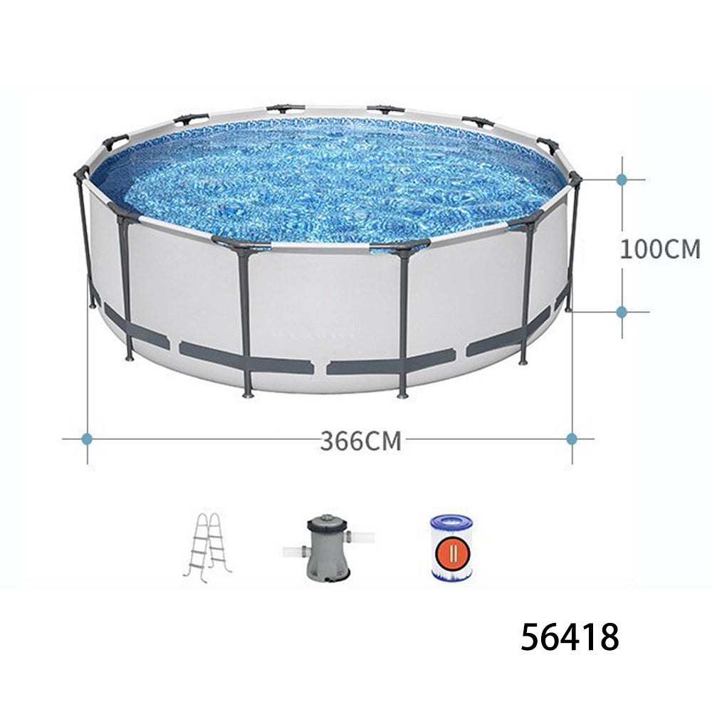 Sports studio  Thickened clip mesh round outdoor large stand family swimming pool