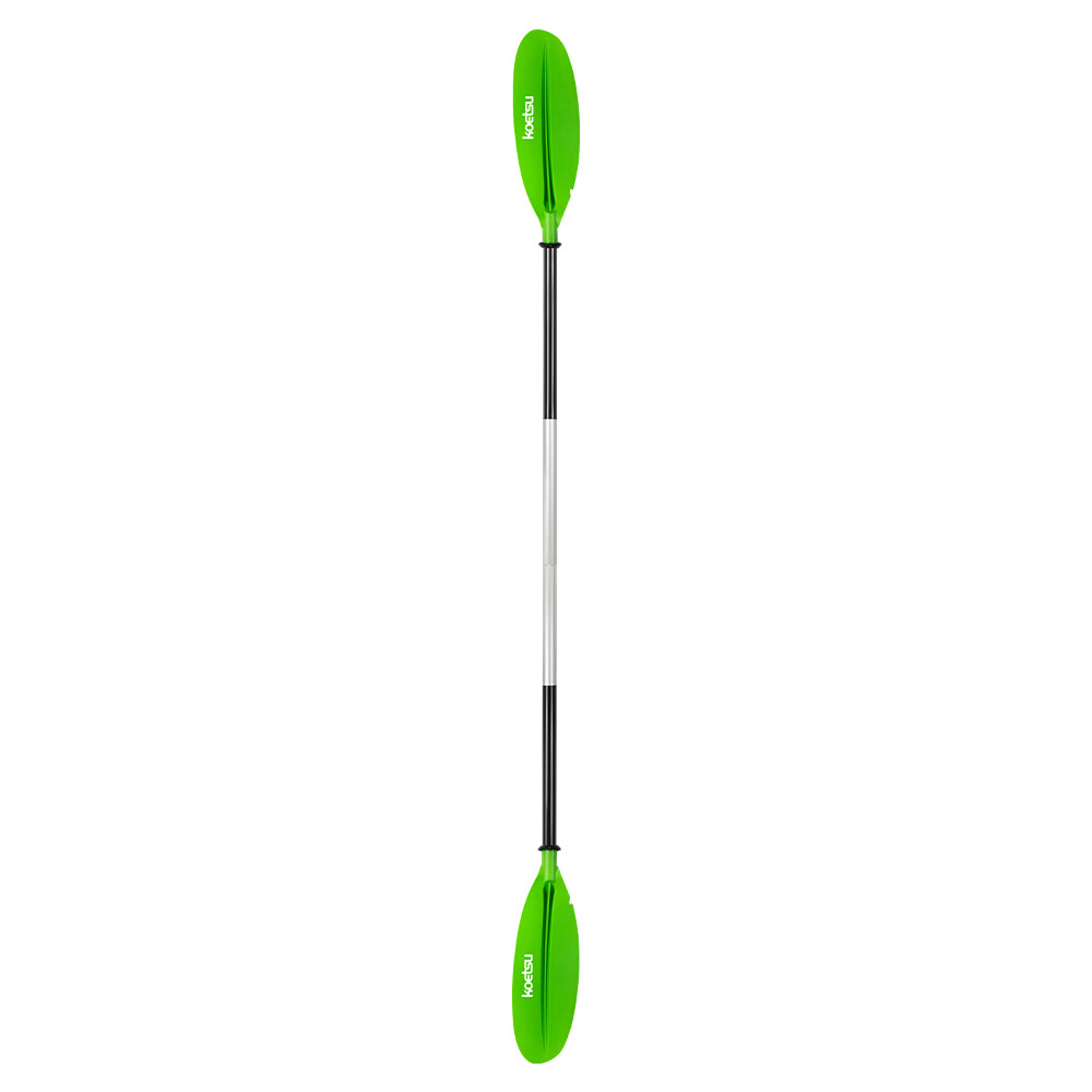 Sports studio Kayak paddle with high-strength aluminum alloy shaft and blade, material is aluminum alloy + nylon