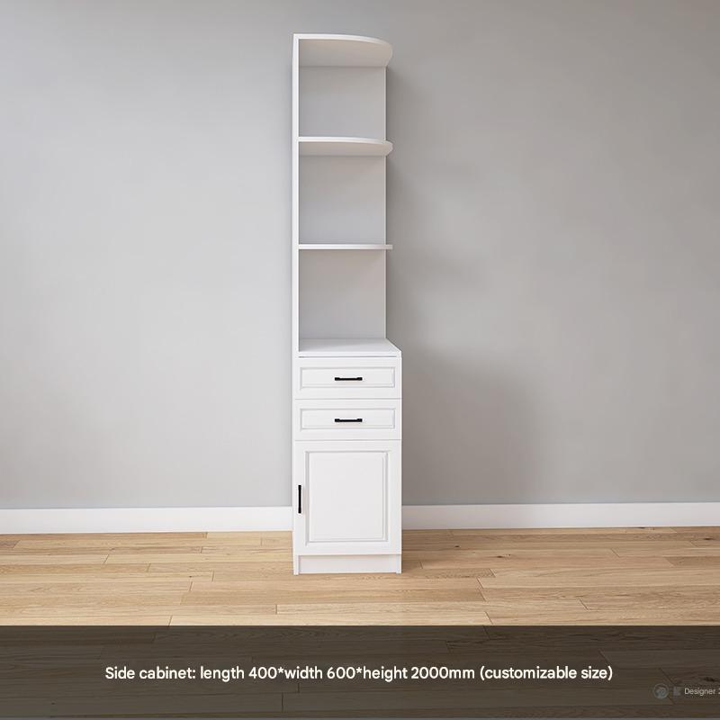 Corner Wardrobe Household Bedroom Small Apartment Solid Wood 90 Degree Master Bedroom Corner 7-character L-shaped Corner Wardrobe Combination Storage