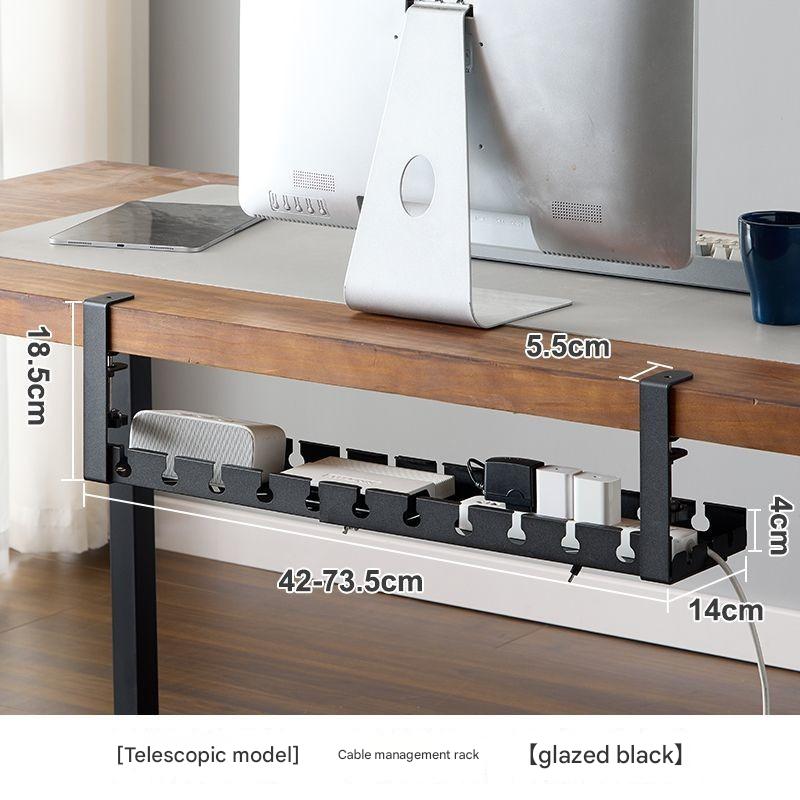 No Punching Under The Table, Cable Manager, Desktop Wiring Artifact, Power Cord Rack Slot, Line Finishing Box, Wire Socket Storage