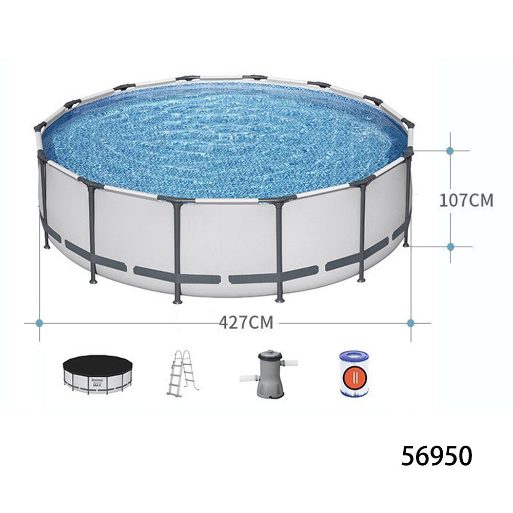 Sports studio  Thickened clip mesh round outdoor large stand family swimming pool