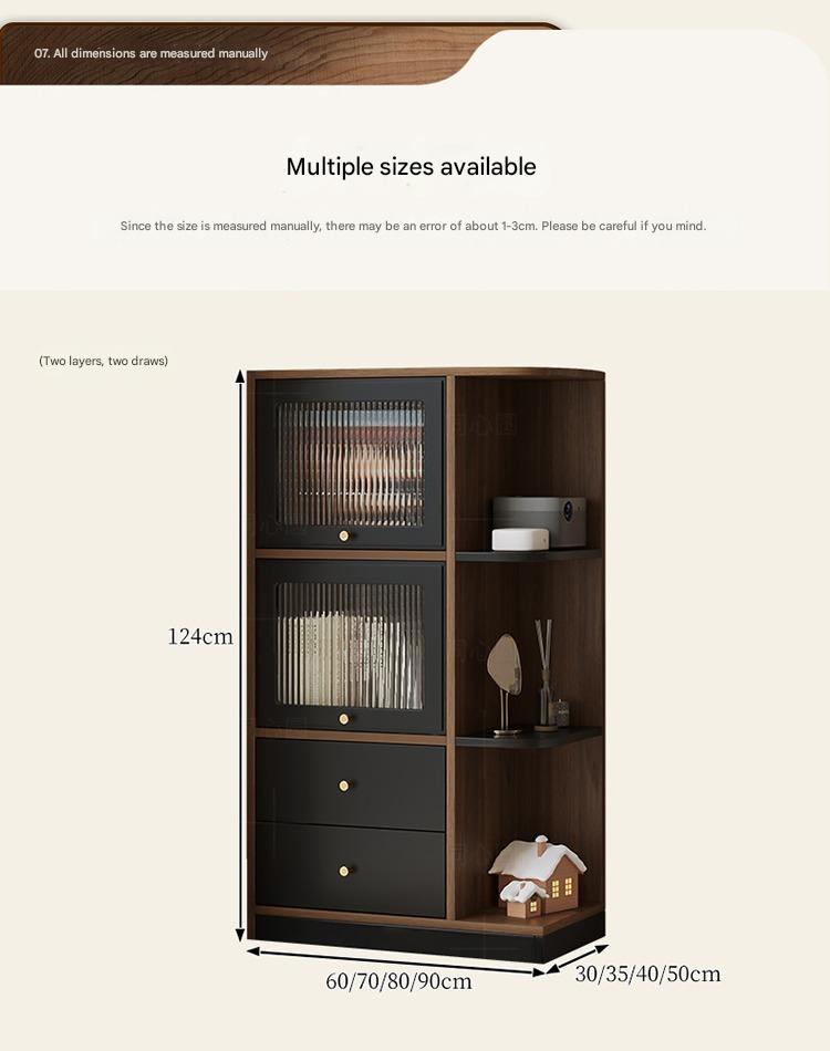 Bay Window Storage Cabinet with Drawers – Multi-Purpose Bedroom, Balcony & Living Room Organizer