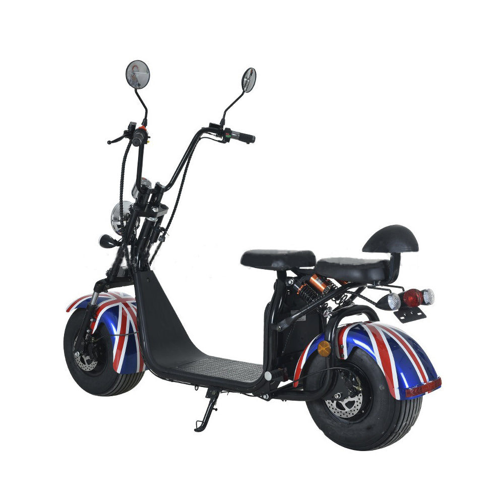 Sports Studio Harley Electric Two Wheel Scooter 1000W 60V 20A Lithium Battery CO7A