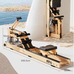 Sports Studio Home Use Wooden Water Resistance Commercial Rowing Machine