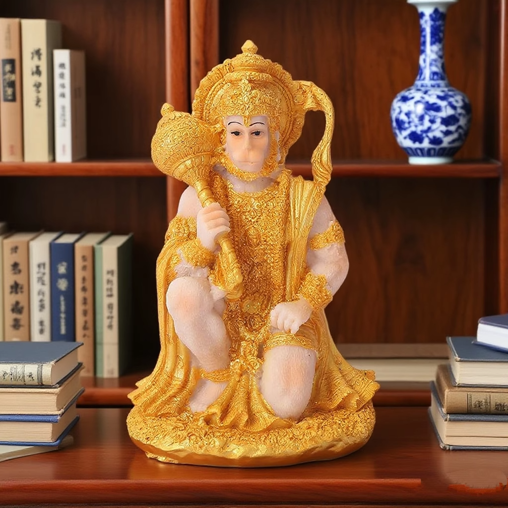 Creative Resin Hindu Statue of Hanuman Ornament Modern Decorative Crafts