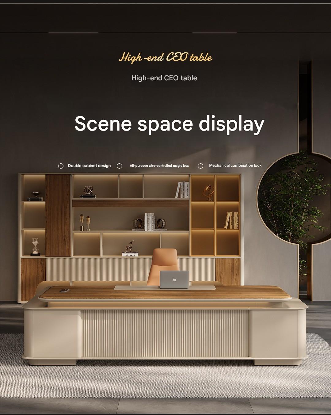 Homelements Luxury Executive Desk Sets - Premium Office Desks for CEOs